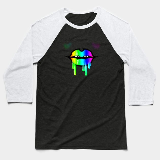 Taste the Rainbow 1.3 Baseball T-Shirt by CherryCloudsDesigns